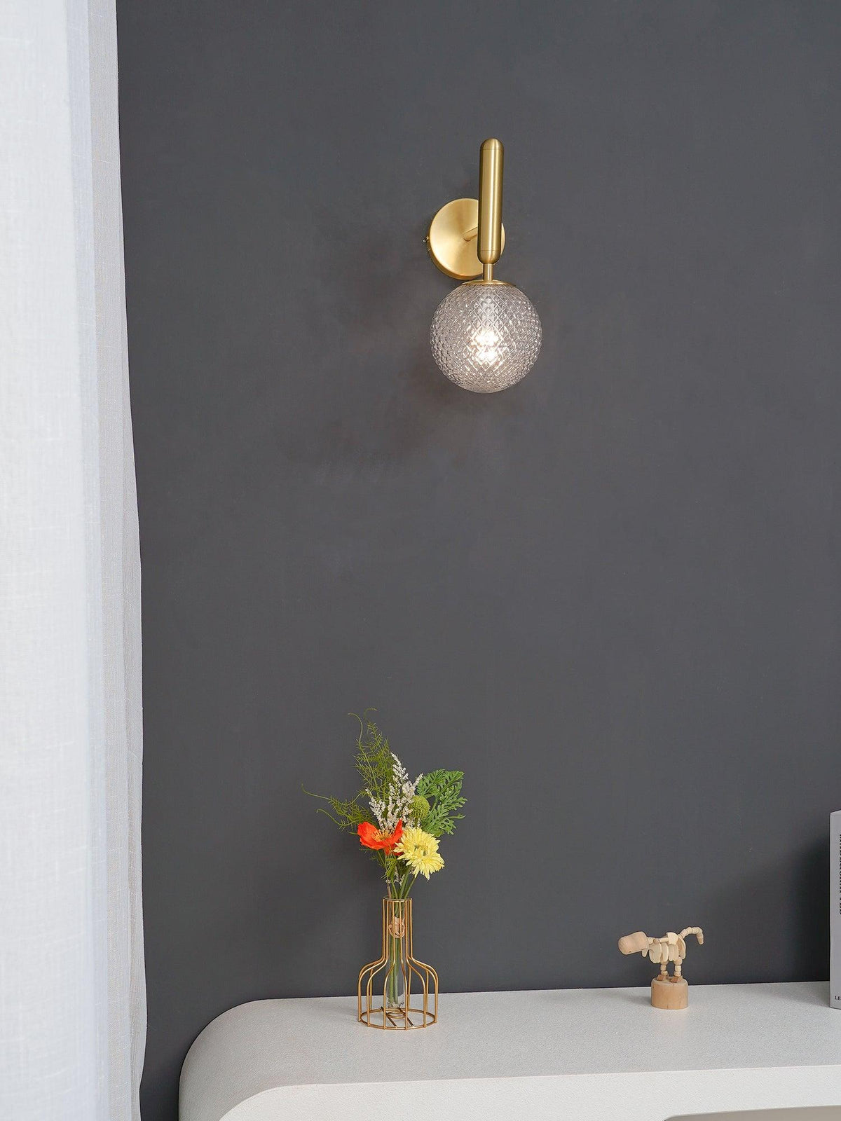 Culorara Modern Minimalist Brass Wall Lamp