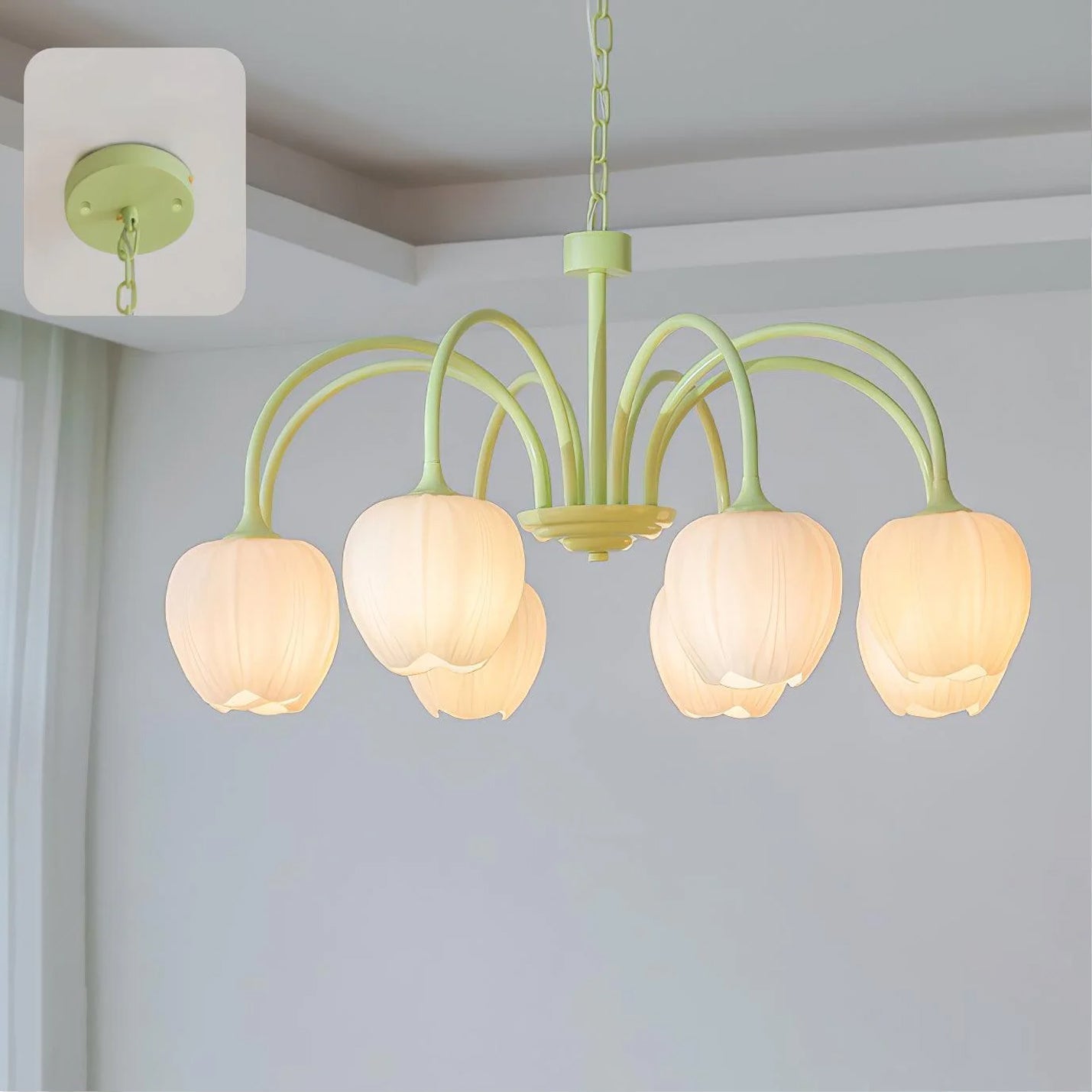 Margaux Fresh Tulip Chandeliers