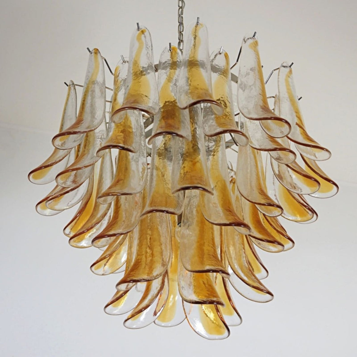 Eiroeon Chandelier Murano Glass Tiered Italian