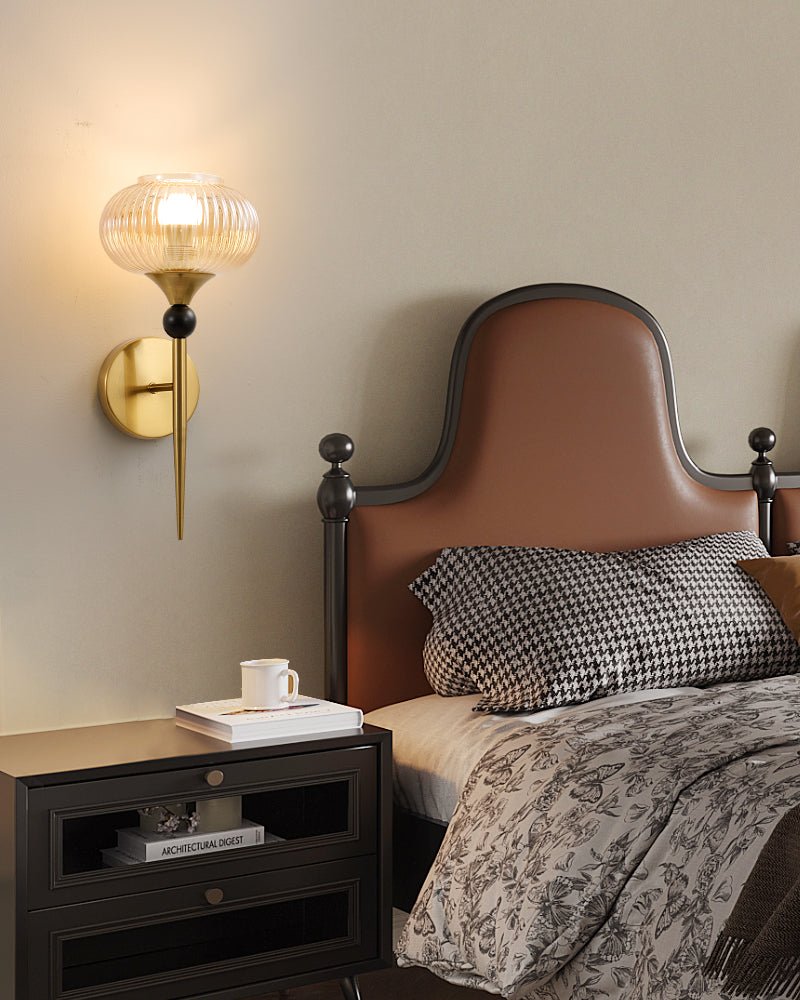 Thyr Ribbed Wall Sconce