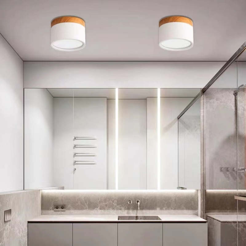 Valentina Modern Cylindrical /Acrylic Flush Mount Ceiling Light Hallway - Neutral Decor