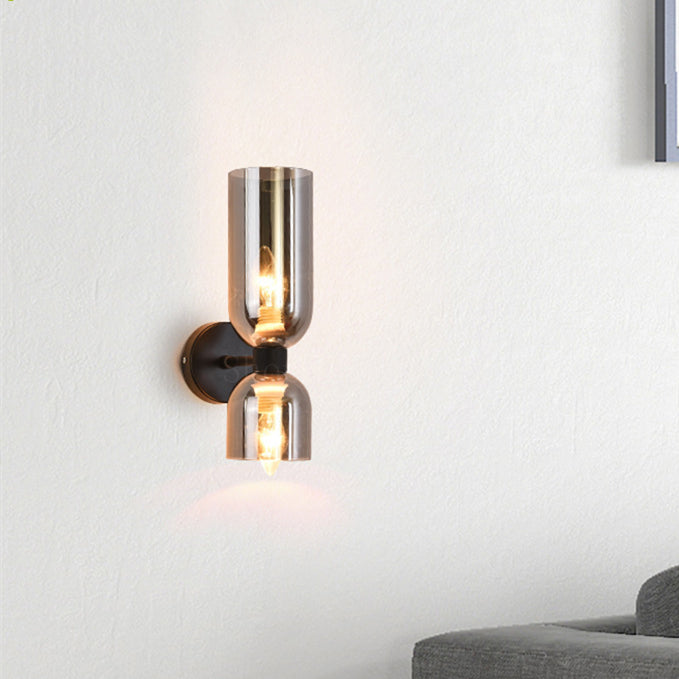 Valentina Modern Bedroom Glass Wall Lamp Sconce - Neutral Decor