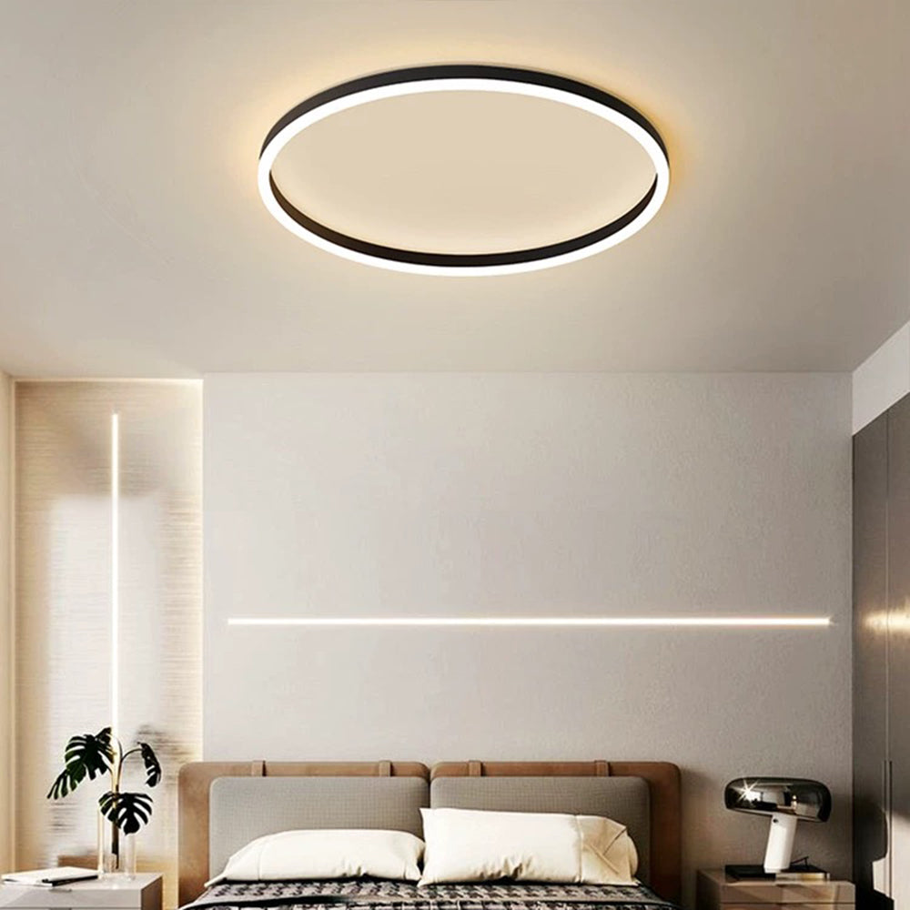 Arisha Modern Flush Mount Ceiling Light Ring - Neutral Decor