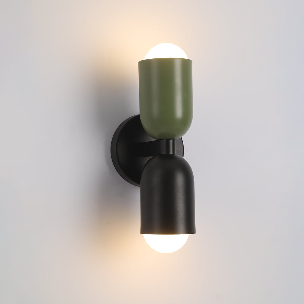 Valentina Modern Art Decoration Double-Headed Colorful Wall Lamp - Neutral Decor