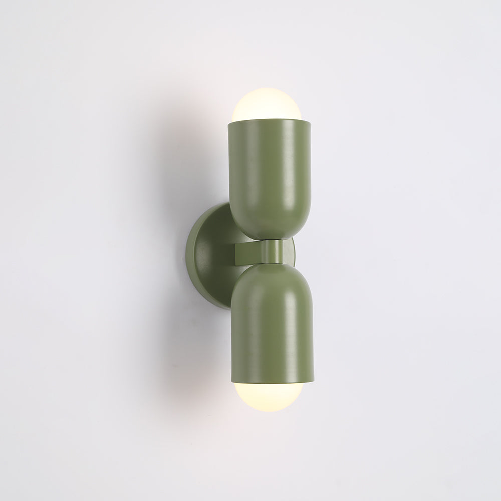 Valentina Modern Art Decoration Double-Headed Colorful Wall Lamp - Neutral Decor