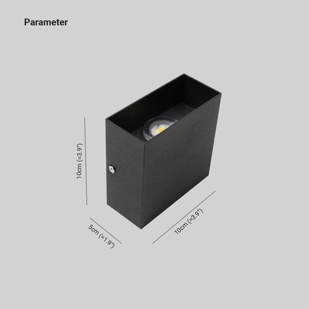 Ray Modern Adjustable Square Outdoor Wall Lamp LED - Neutral Decor