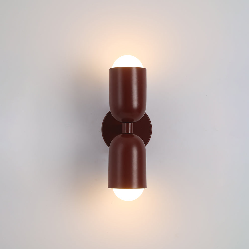 Valentina Modern Art Decoration Double-Headed Colorful Wall Lamp - Neutral Decor