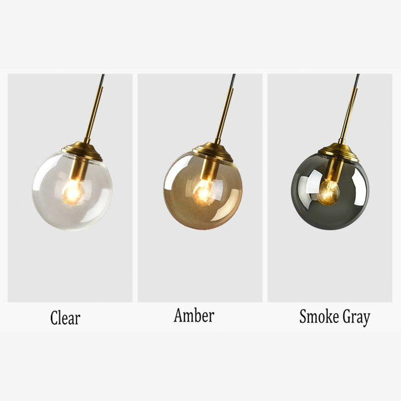 Valentina Designer Bubble Glass Pendant Light - Neutral Decor