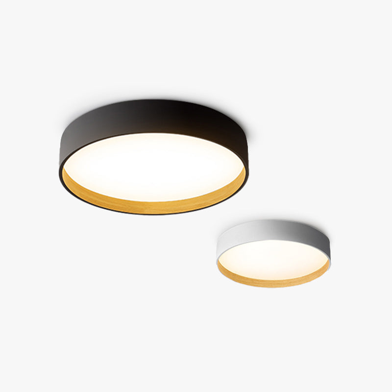 Arisha Modern Round Flush Mount Ceiling Light - Neutral Decor
