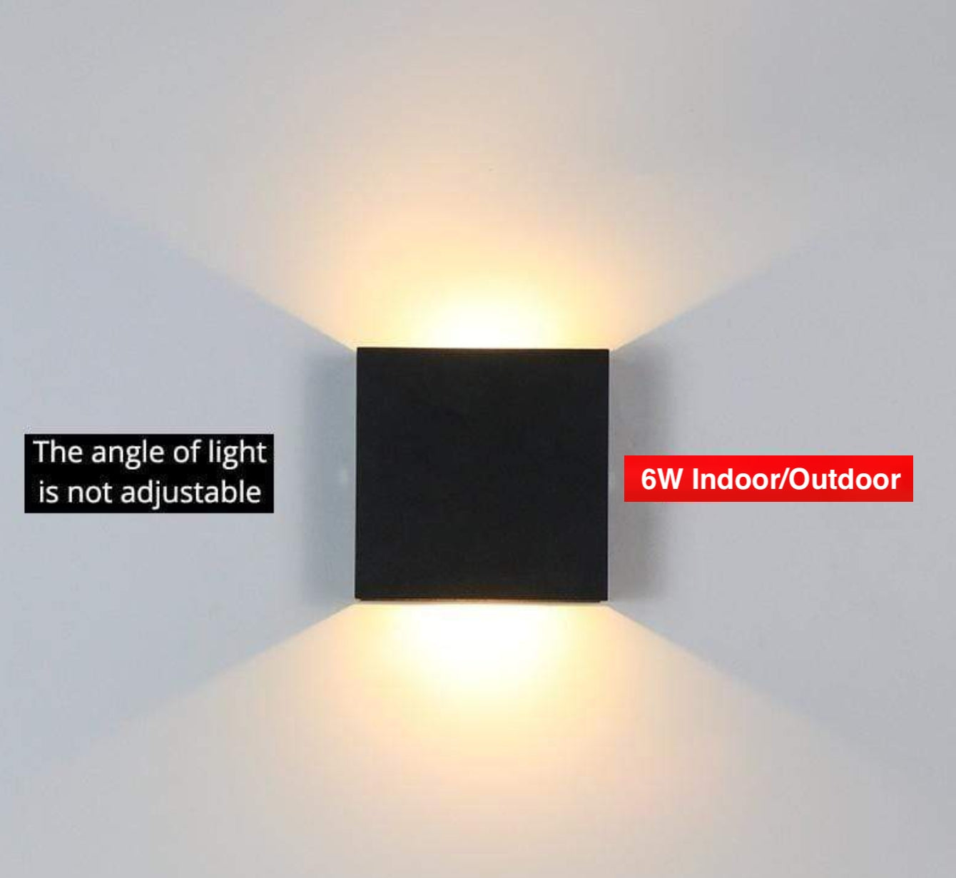 Ray Modern Adjustable Square Outdoor Wall Lamp LED - Neutral Decor