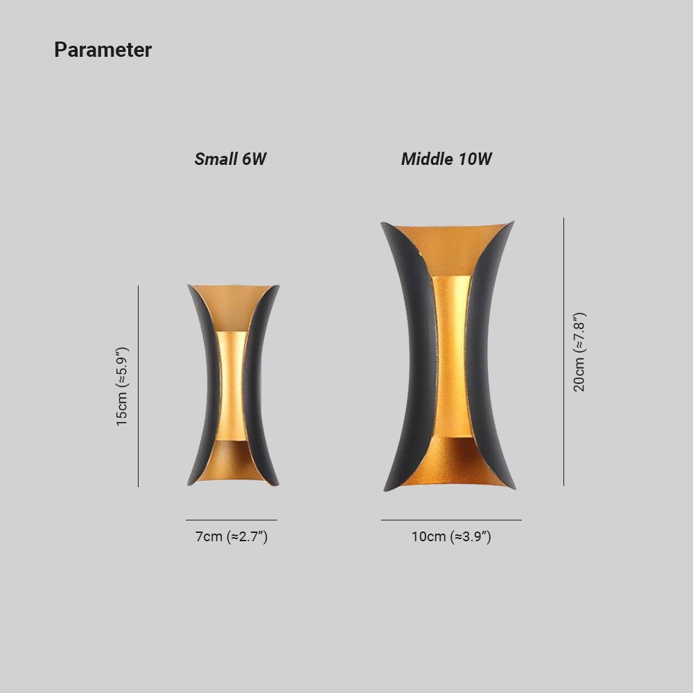 Ray Modern LED Outdoor Wall Light Garden Corridor - Neutral Decor
