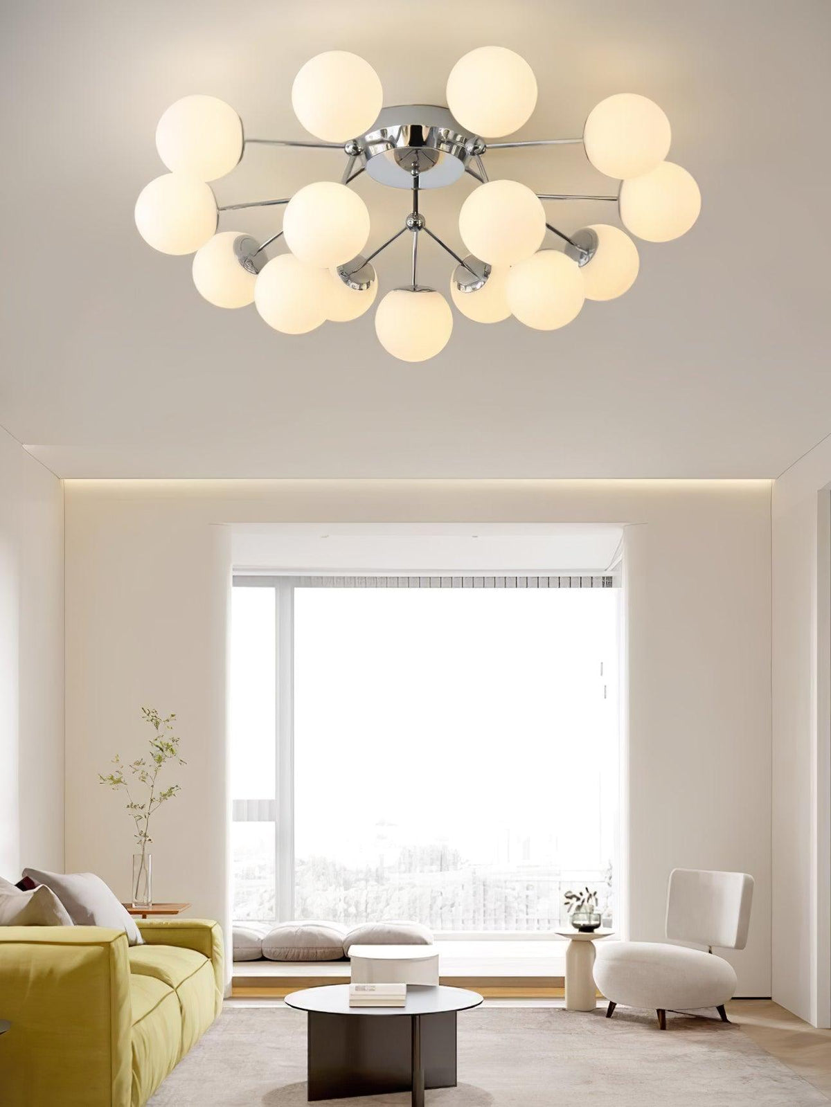 Veloel Luxury Glass Ceiling Lamp