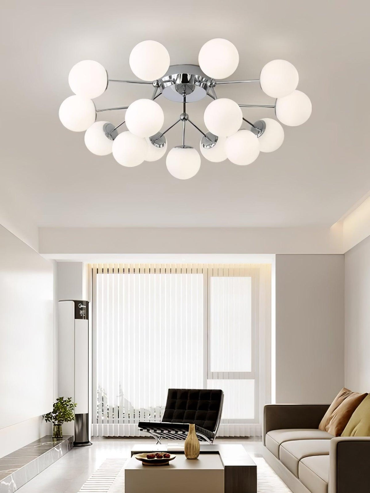 Veloel Luxury Glass Ceiling Lamp