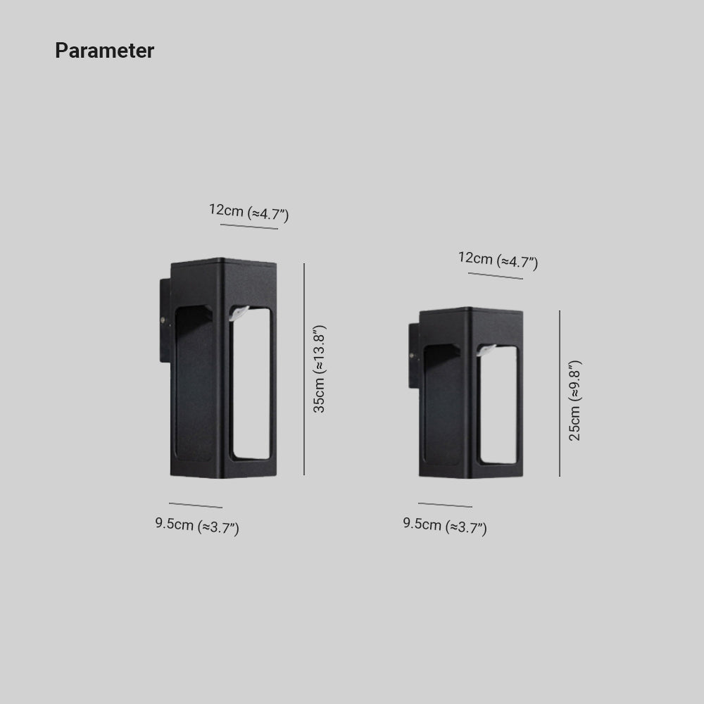 Ray Modern Waterproof Minimalist Geometric Outdoor Wall Light - Neutral Decor