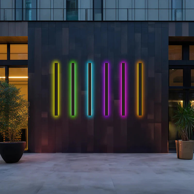 Silex Linear Outdoor Wall Lamp - Neutral Decor