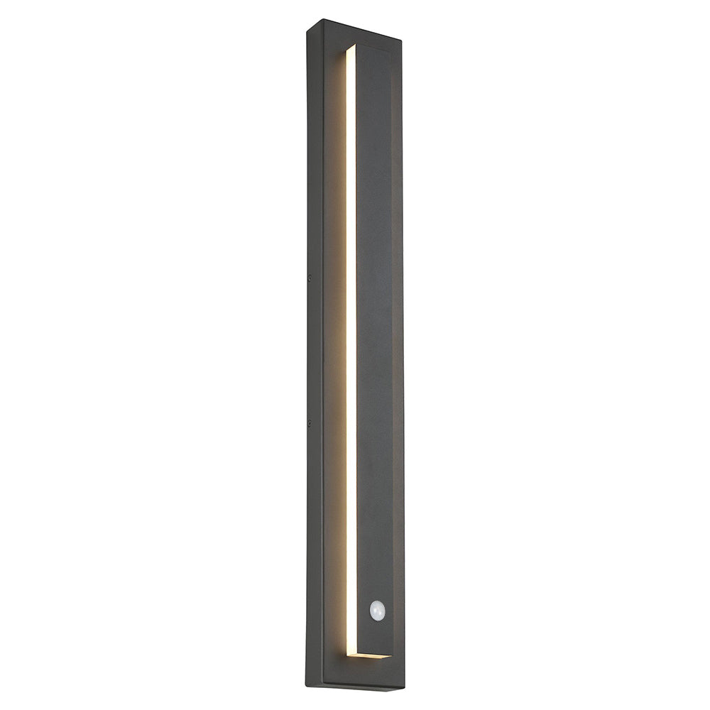 Arisha Modern Square Ring Outdoor Wall Lamp, Dark/Gray Bronze - Neutral Decor