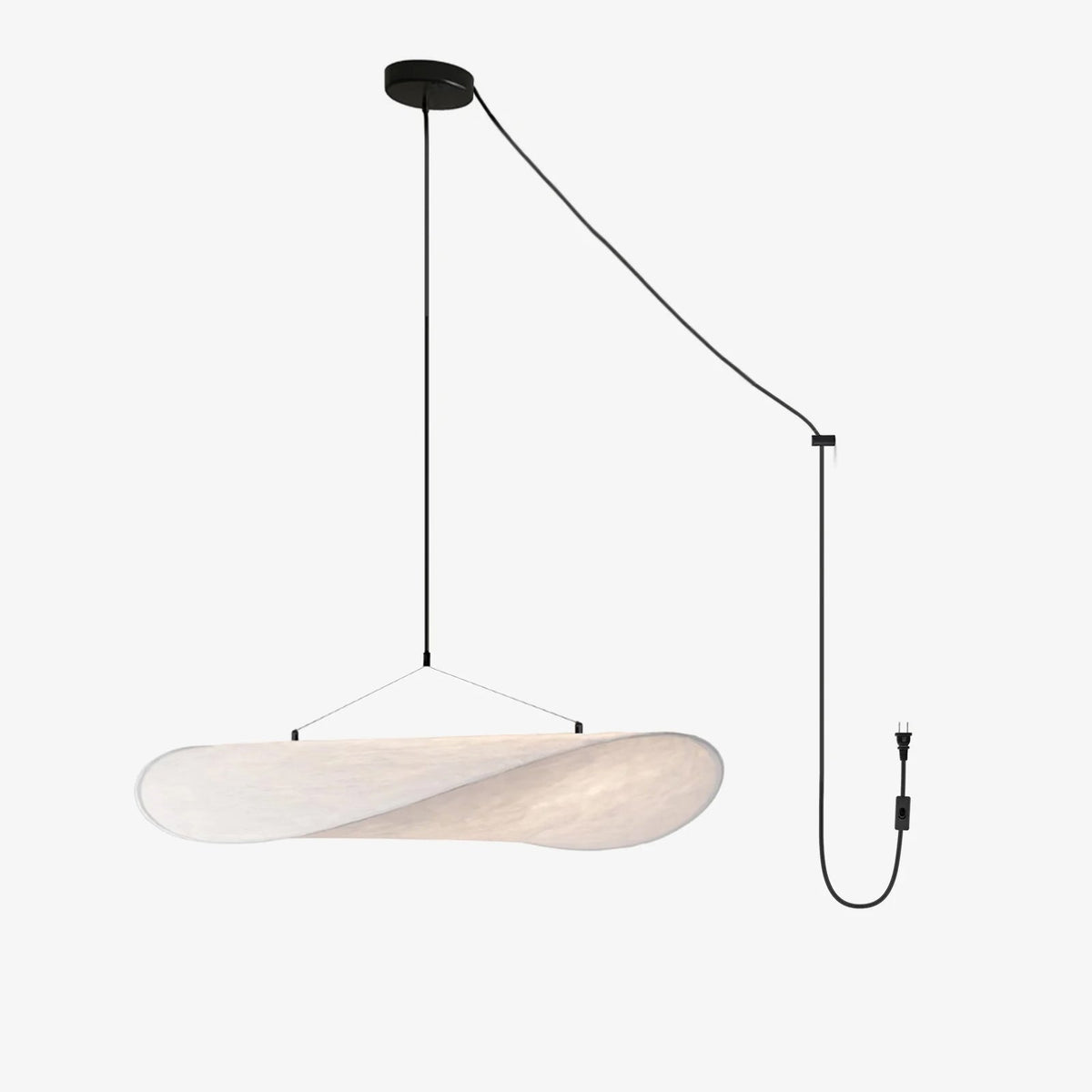 Twist Pendant Contemporary Swag Light