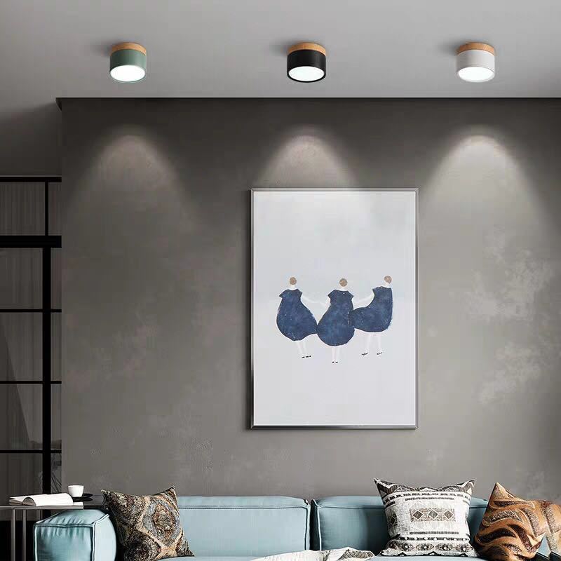 Valentina Modern Cylindrical /Acrylic Flush Mount Ceiling Light Hallway - Neutral Decor