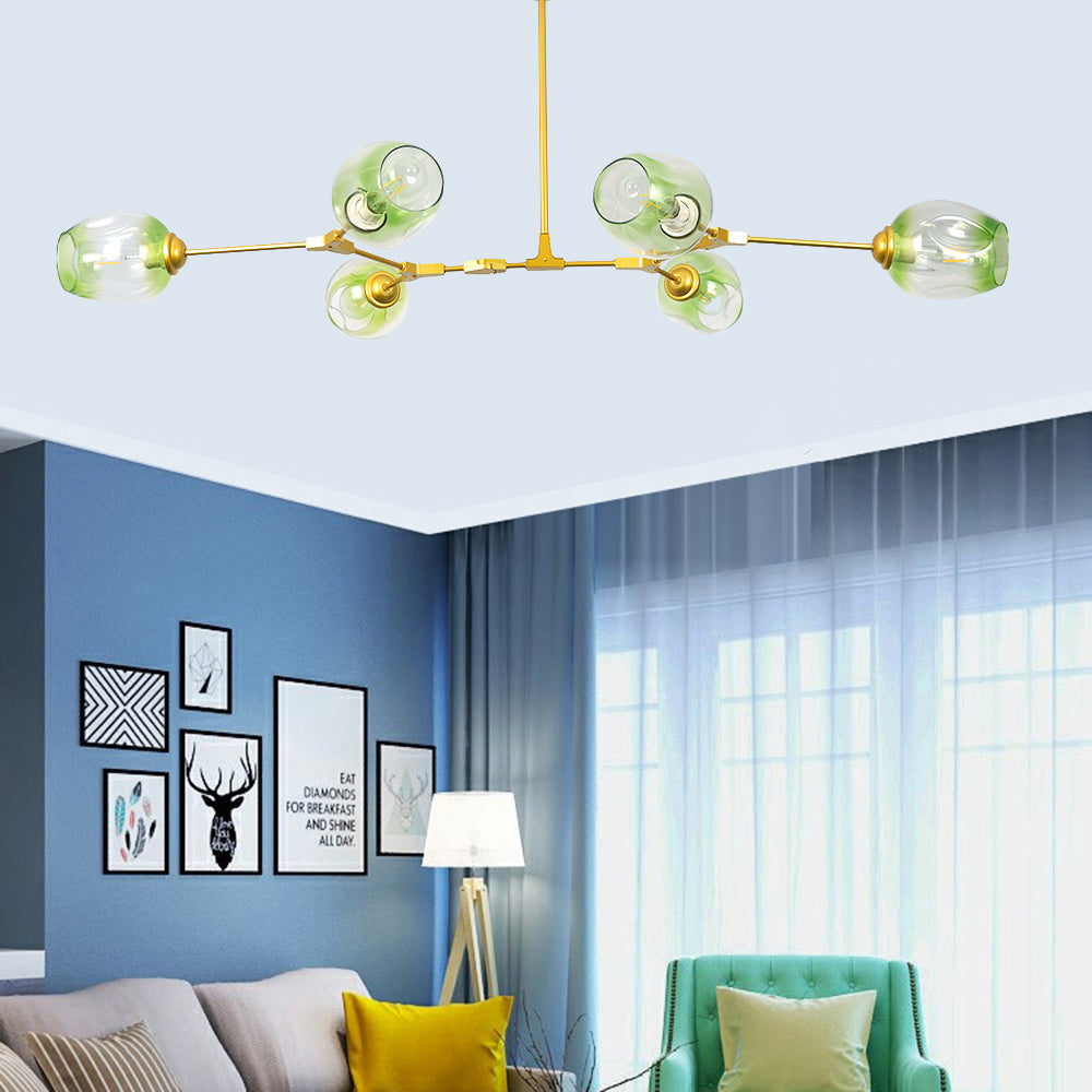 Valentina Nordic Modern Glass Pendant Light Bubble - Neutral Decor