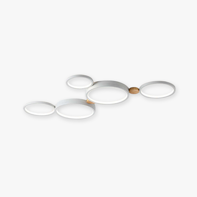 Arisha Round Flush Mount Ceiling Light Bedroom - Neutral Decor