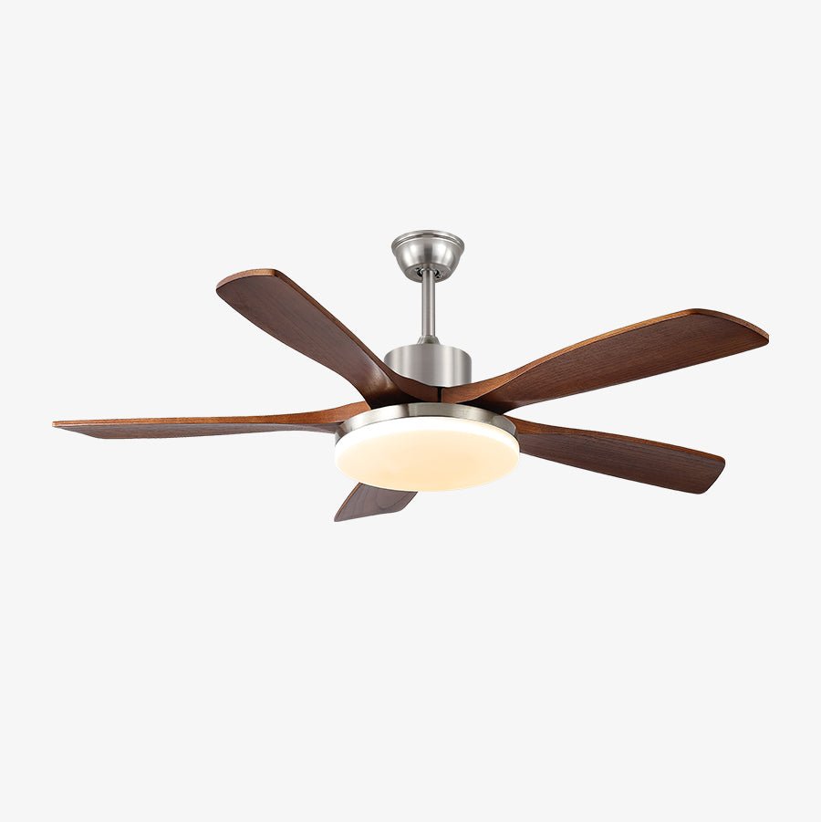 Alduira Modern Wood Ceiling Fan Light