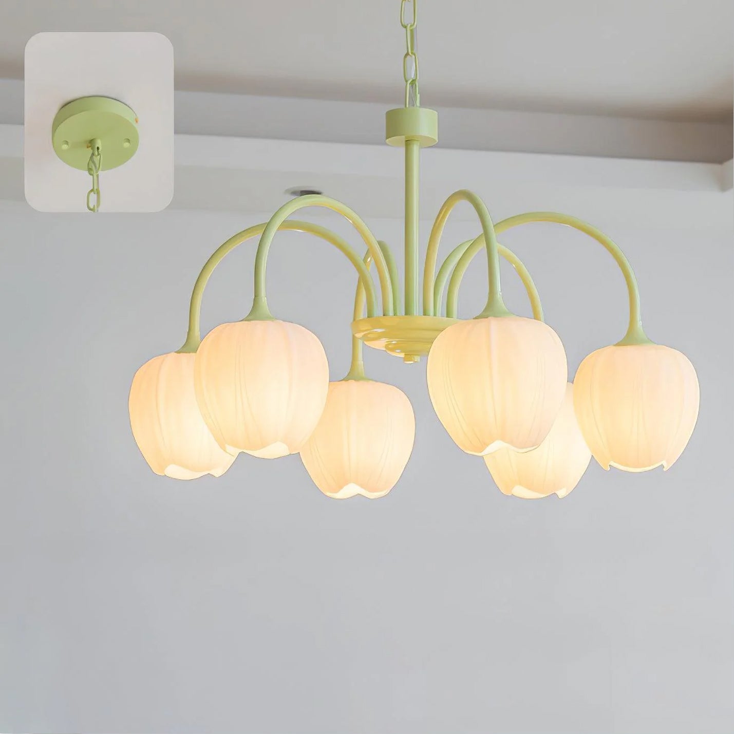 Margaux Fresh Tulip Chandeliers