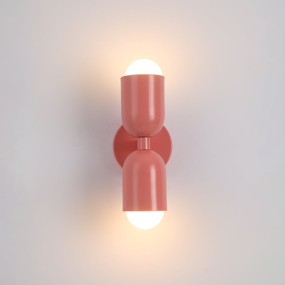 Valentina Modern Art Decoration Double-Headed Colorful Wall Lamp - Neutral Decor