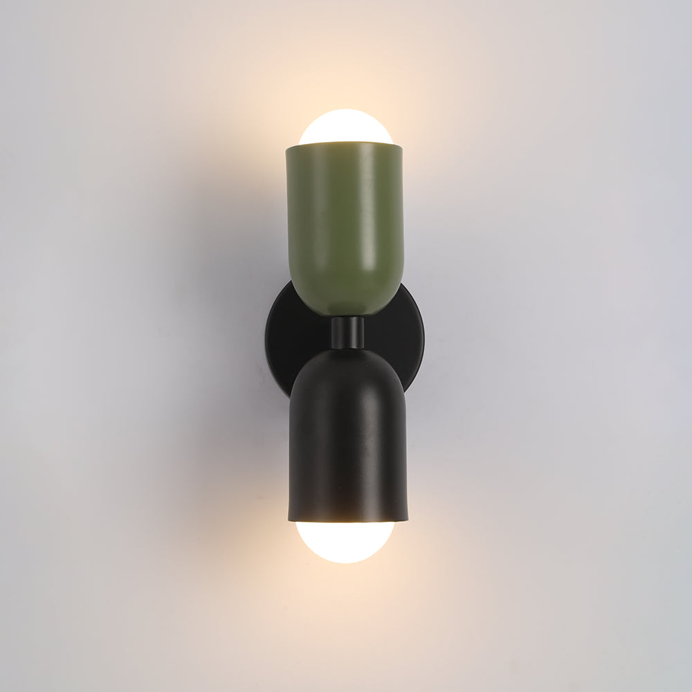 Valentina Modern Art Decoration Double-Headed Colorful Wall Lamp - Neutral Decor