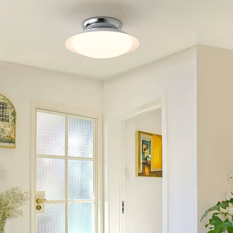 Aira Vintage Bowl-shaped LED Ceiling Light - Neutral Decor