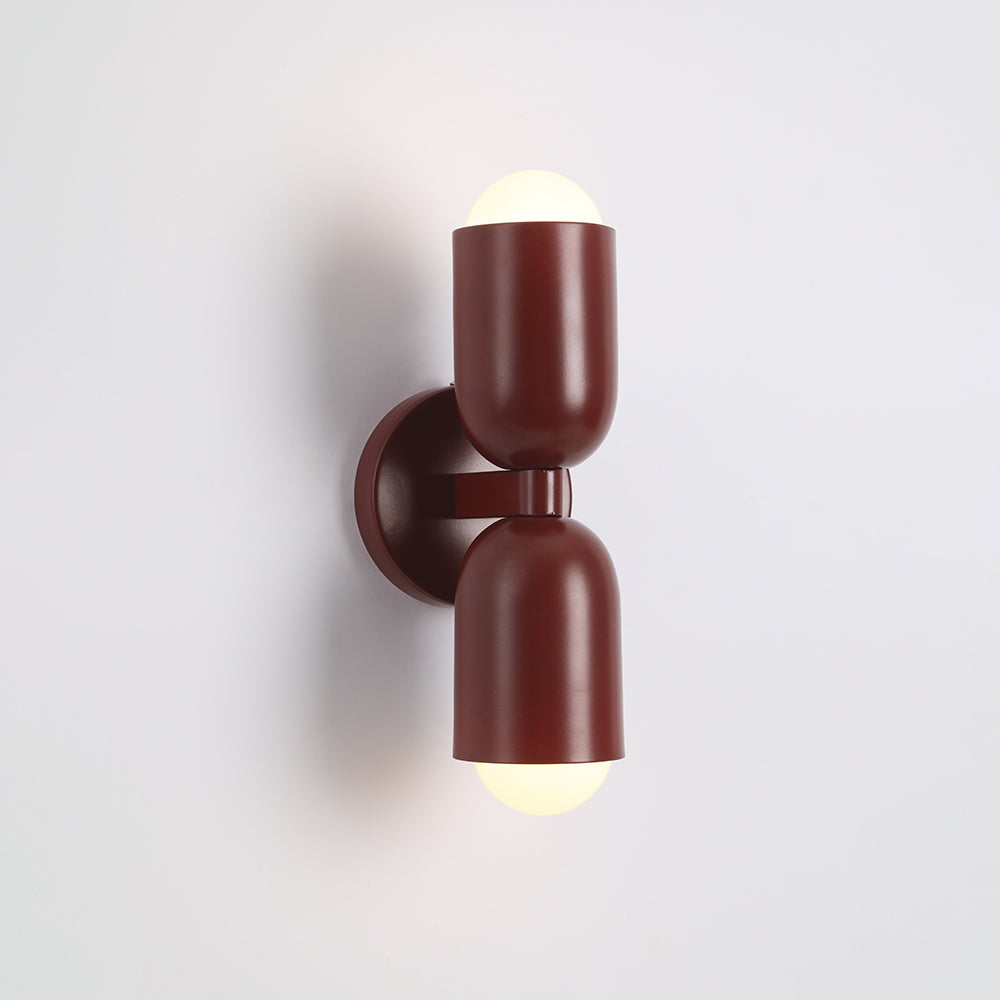 Valentina Modern Art Decoration Double-Headed Colorful Wall Lamp - Neutral Decor
