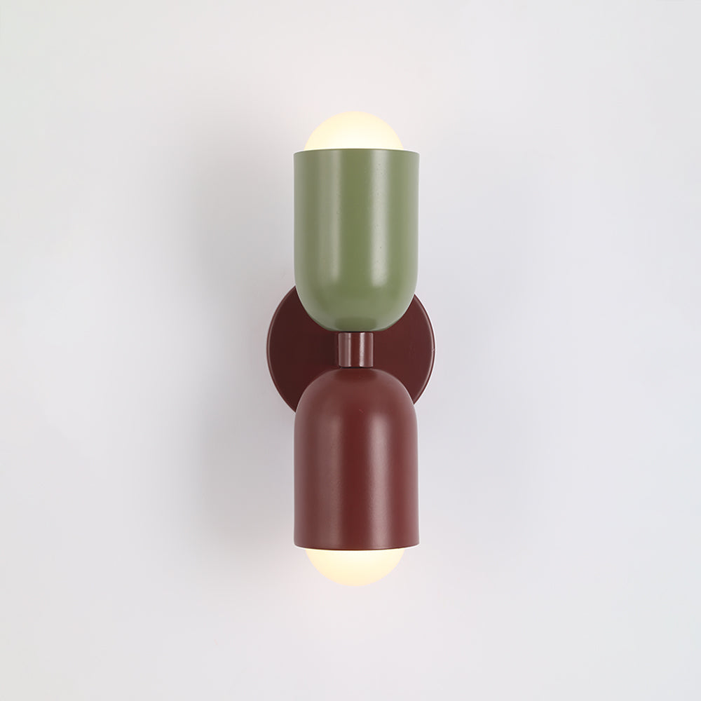 Valentina Modern Art Decoration Double-Headed Colorful Wall Lamp - Neutral Decor