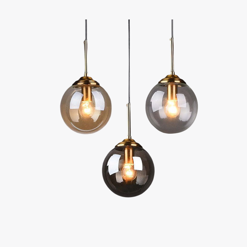 Valentina Designer Bubble Glass Pendant Light - Neutral Decor