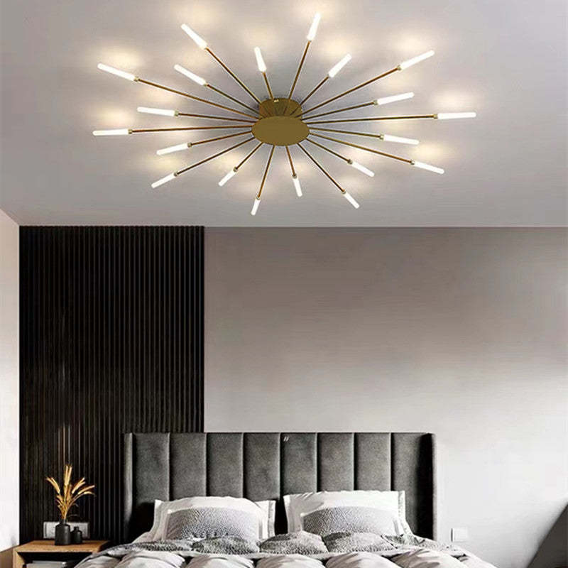 Arisha Fireworks Flush-Mount Ceiling Light Living Room - Neutral Decor