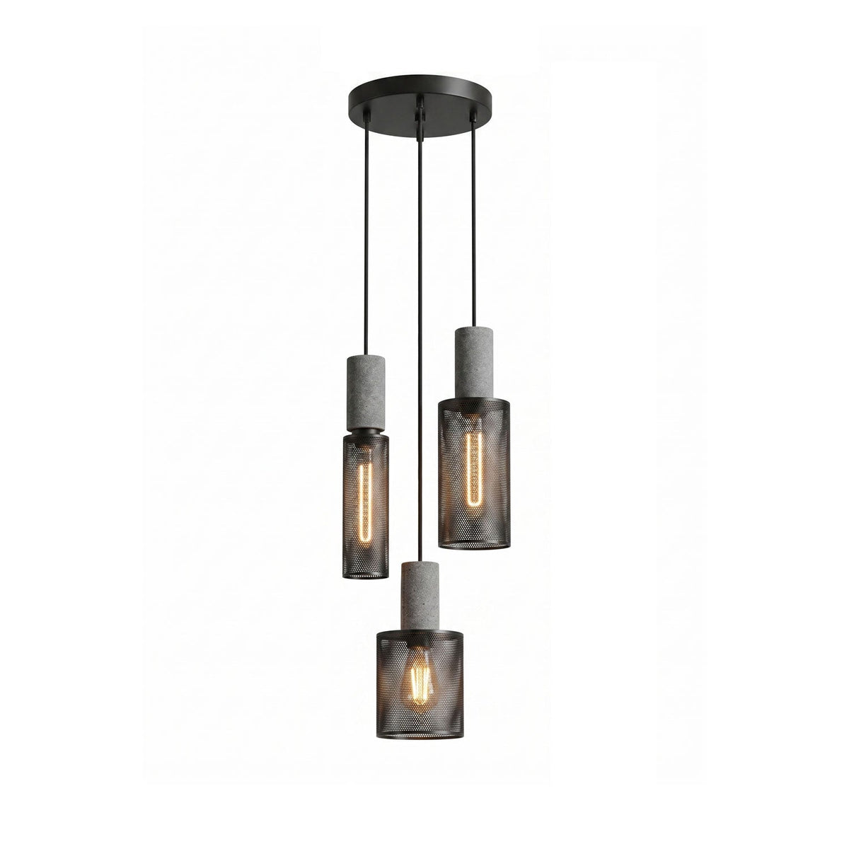 Bellwick Cement Mesh Pendant Light