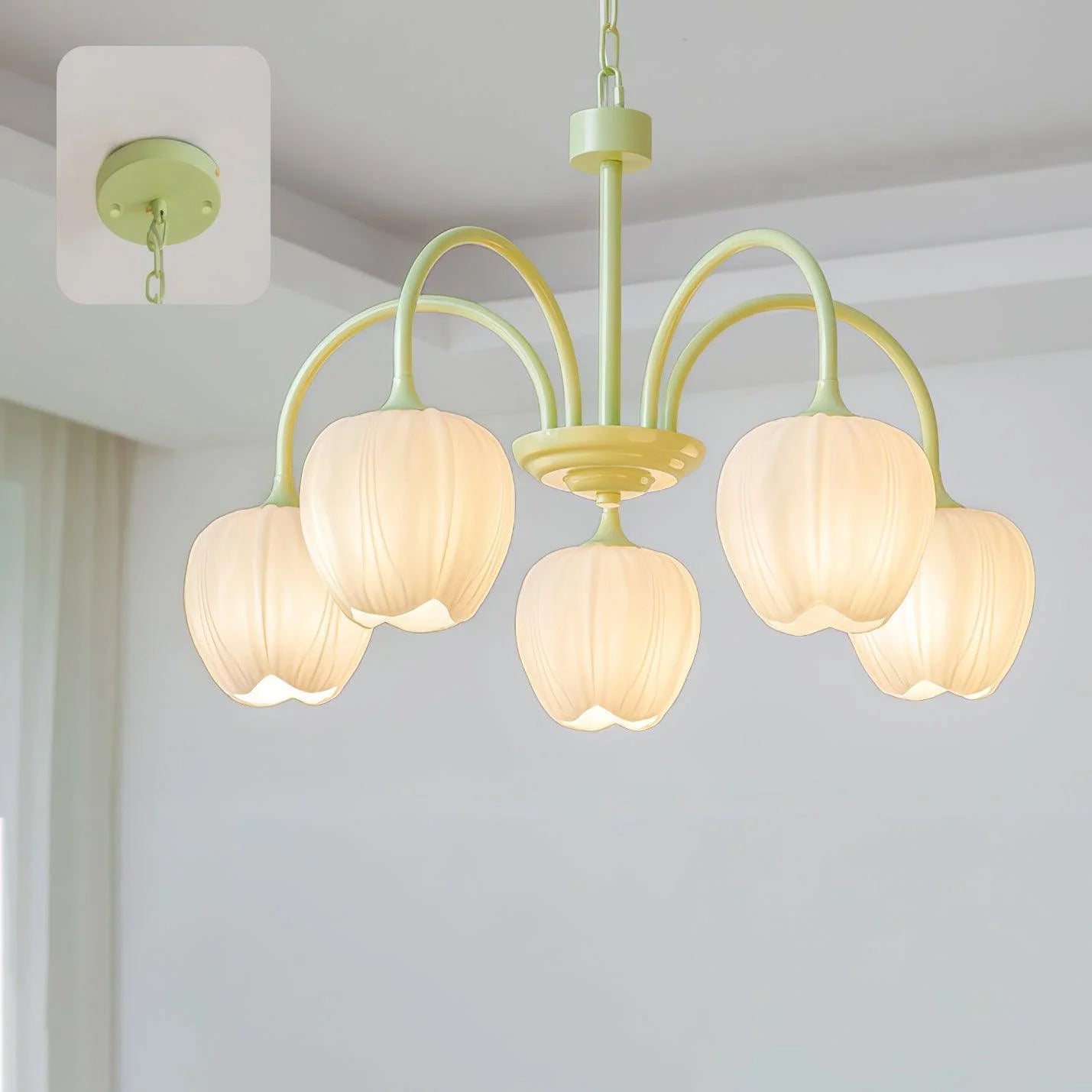 Margaux Fresh Tulip Chandeliers