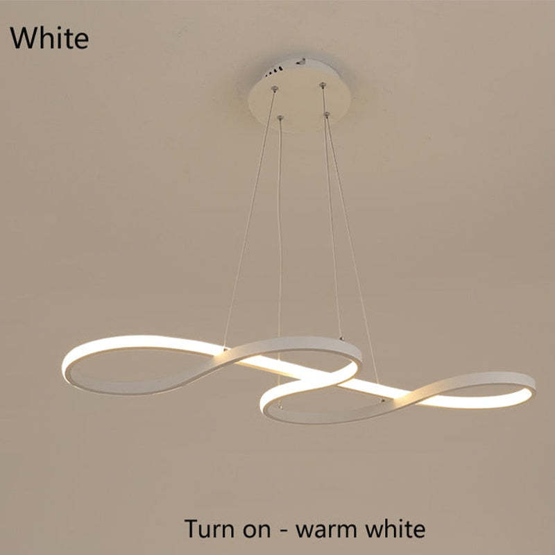 Arisha Modern Chandelier Linear Pendant Light Dining Room - Neutral Decor