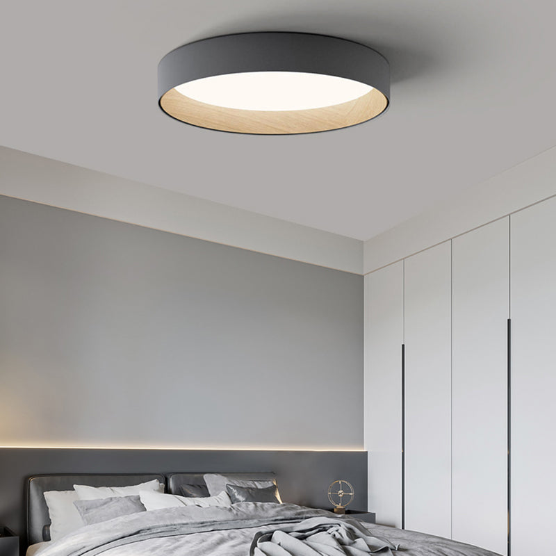 Arisha Modern Round Flush Mount Ceiling Light - Neutral Decor