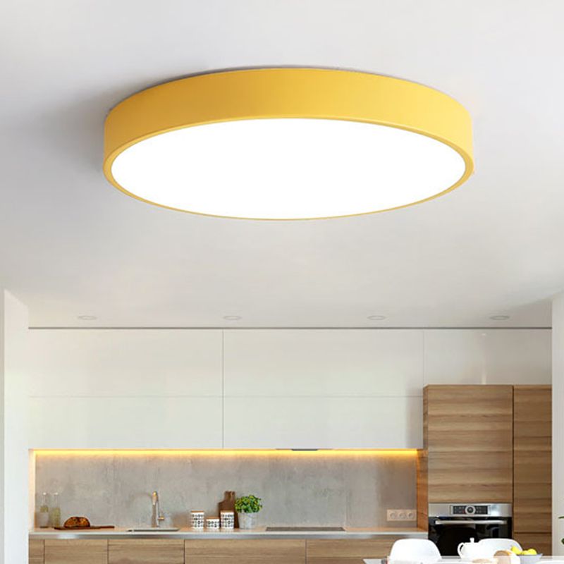 Valentina Ceiling Light Round Flush Mount Bedroom - Neutral Decor