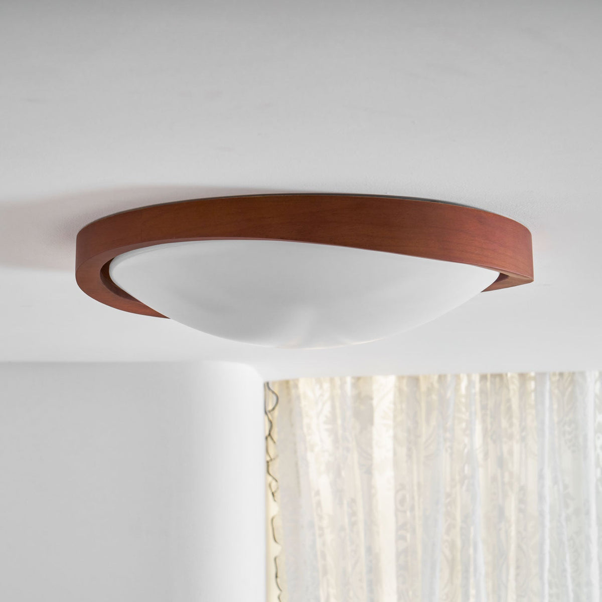 Fairborne Curved Edge Flush Mount Ceiling Light