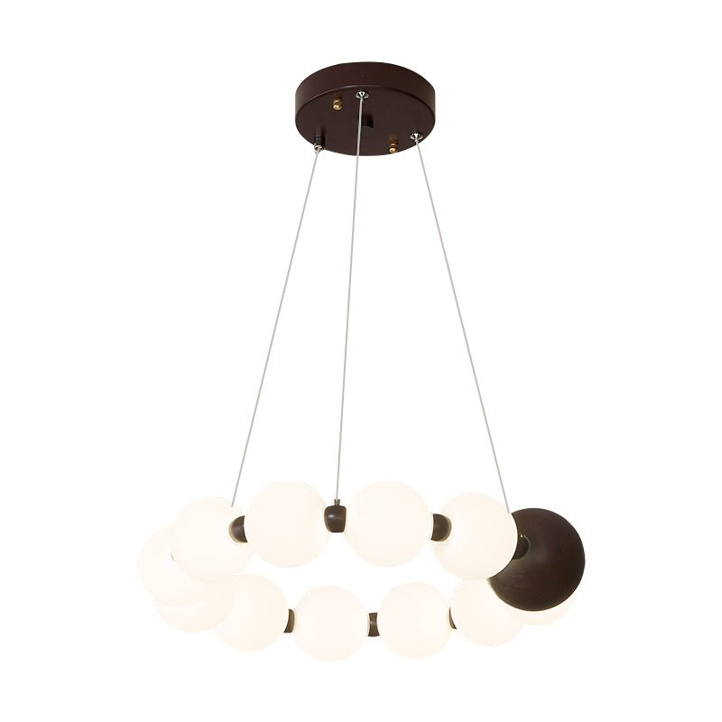June Bead Ring Chandelier