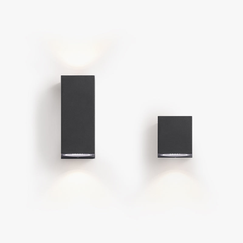 Ray Minimalist Square Outdoor Wall Lamp - Neutral Decor
