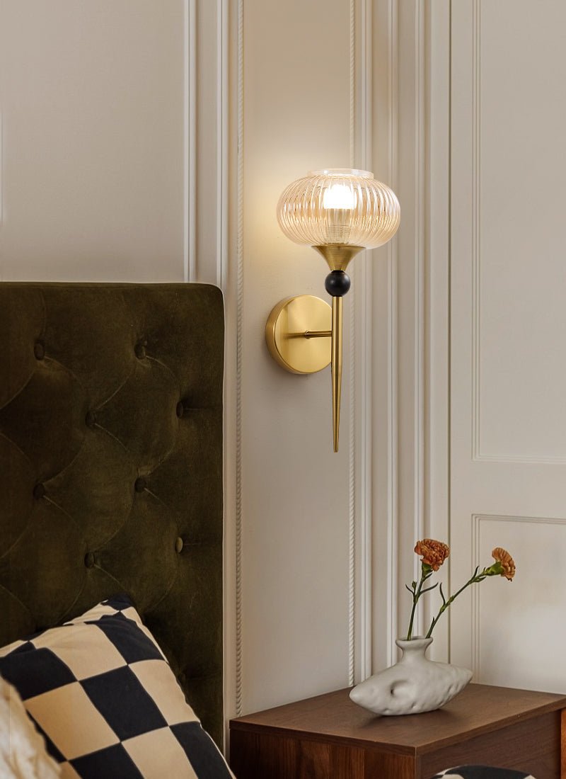 Thyr Ribbed Wall Sconce