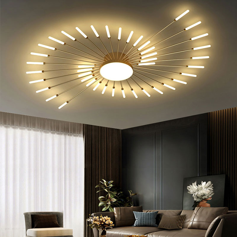 Arisha Modern Home Decoration Fireworks LED Ceiling Light - Neutral Decor