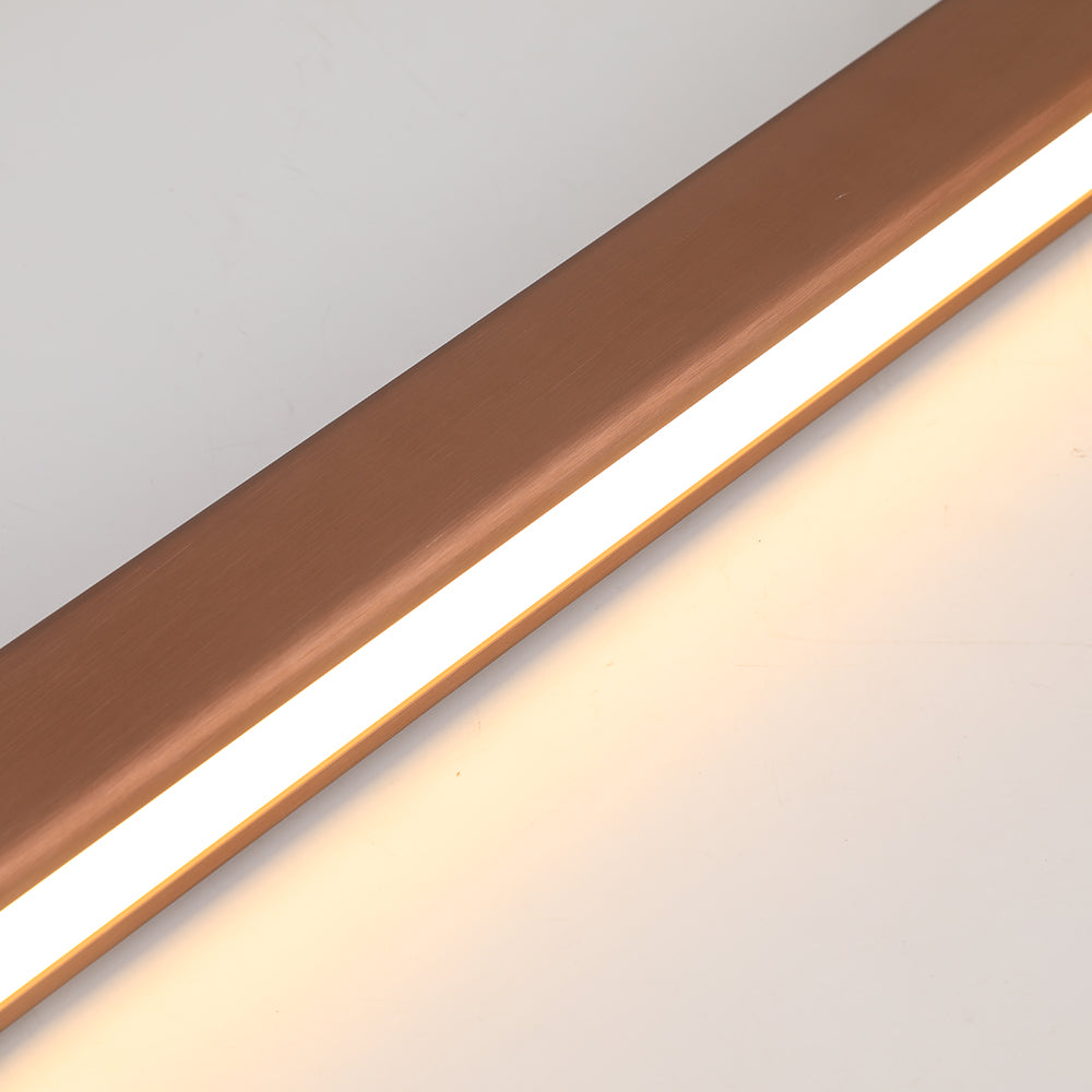 Thala Modern Linear Metal LED Pendant Light Black/Brown - Neutral Decor