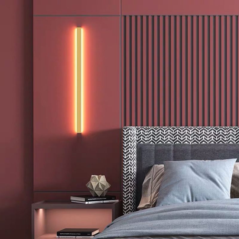 Arisha Minimalist Linear Acrylic Wall Lamp - Neutral Decor