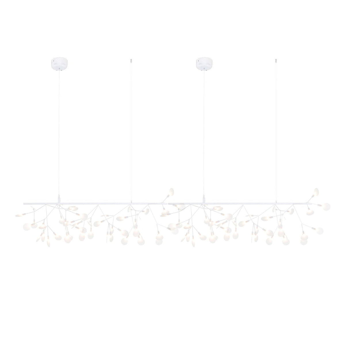Brenwen Chandelier LED Branch Long Linear Artistic