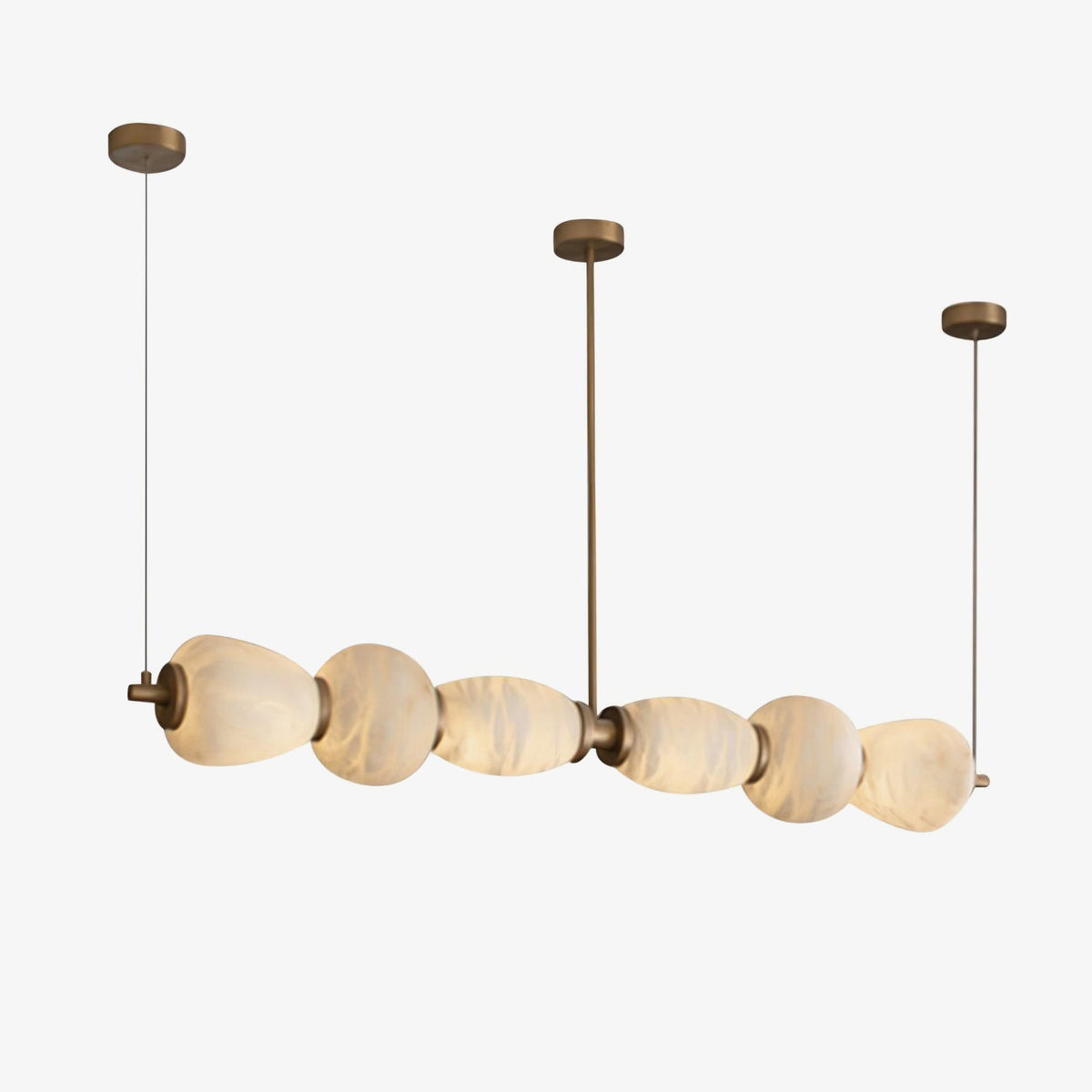 Saroa Alabaster Linear Pendant Light