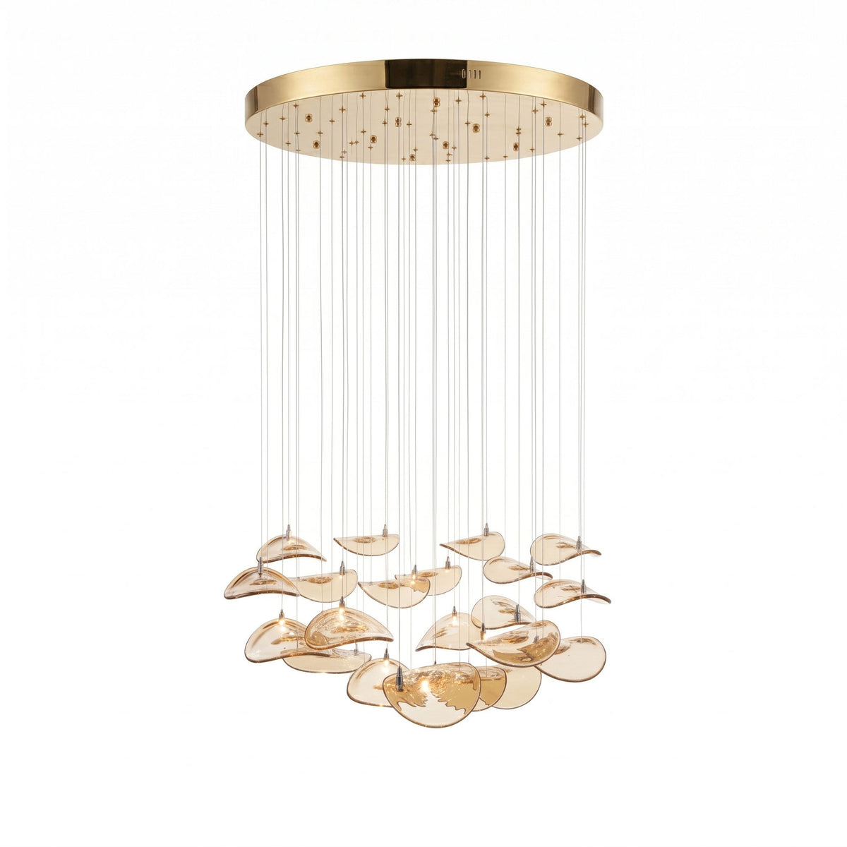 Beauvale Wave Floating Leaf Chandelier