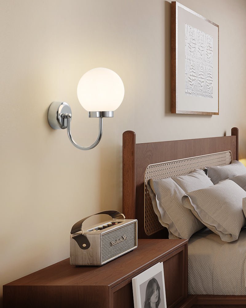Varnys Chrome Wall Sconce