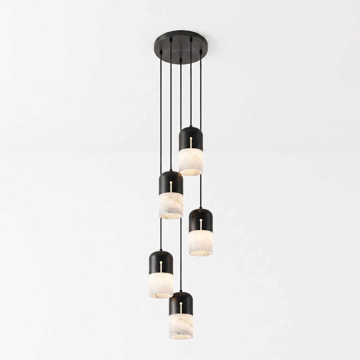 Silas Alabaster Duotone Capsule Pendant Lamp